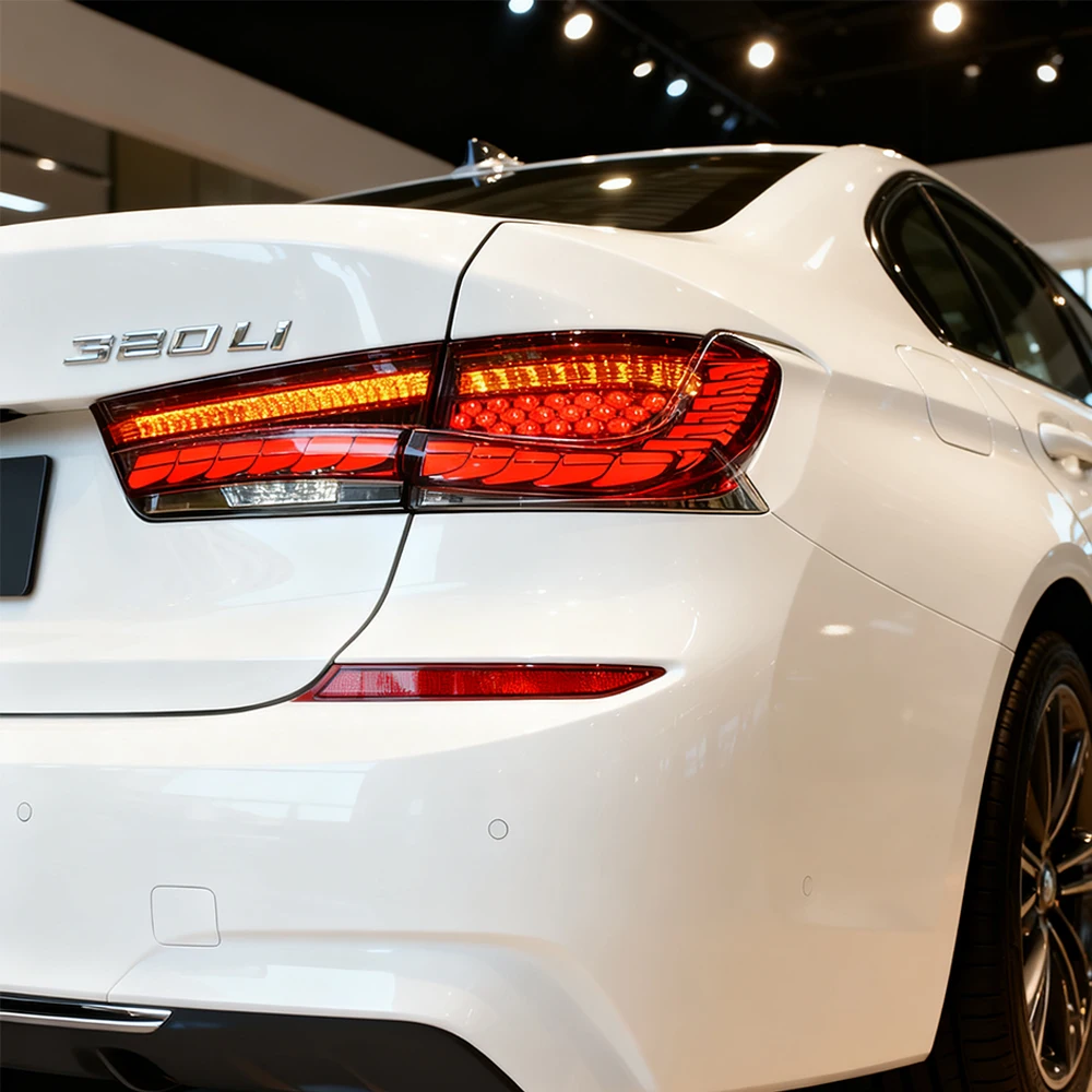 

For BMW 3 Series G20 G28 320i 325i 330i 2019-2025 LED Car Taillights Assembly Upgrade Dynamic Dragon Scale Taillight Accessories