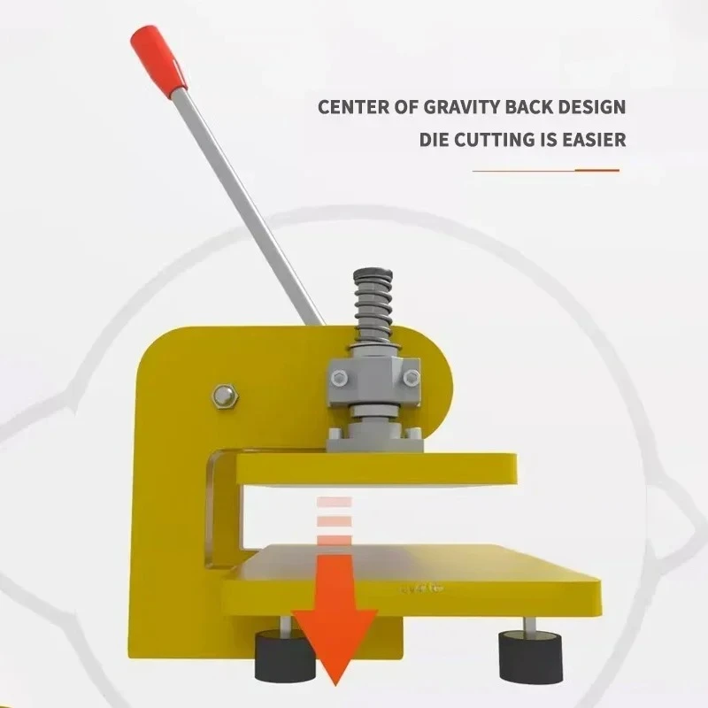 Single/Double Wheel Hand Leather Die Cutter Manual Cutting Machine for PVC EVA Photo Paper Embossing Shaping