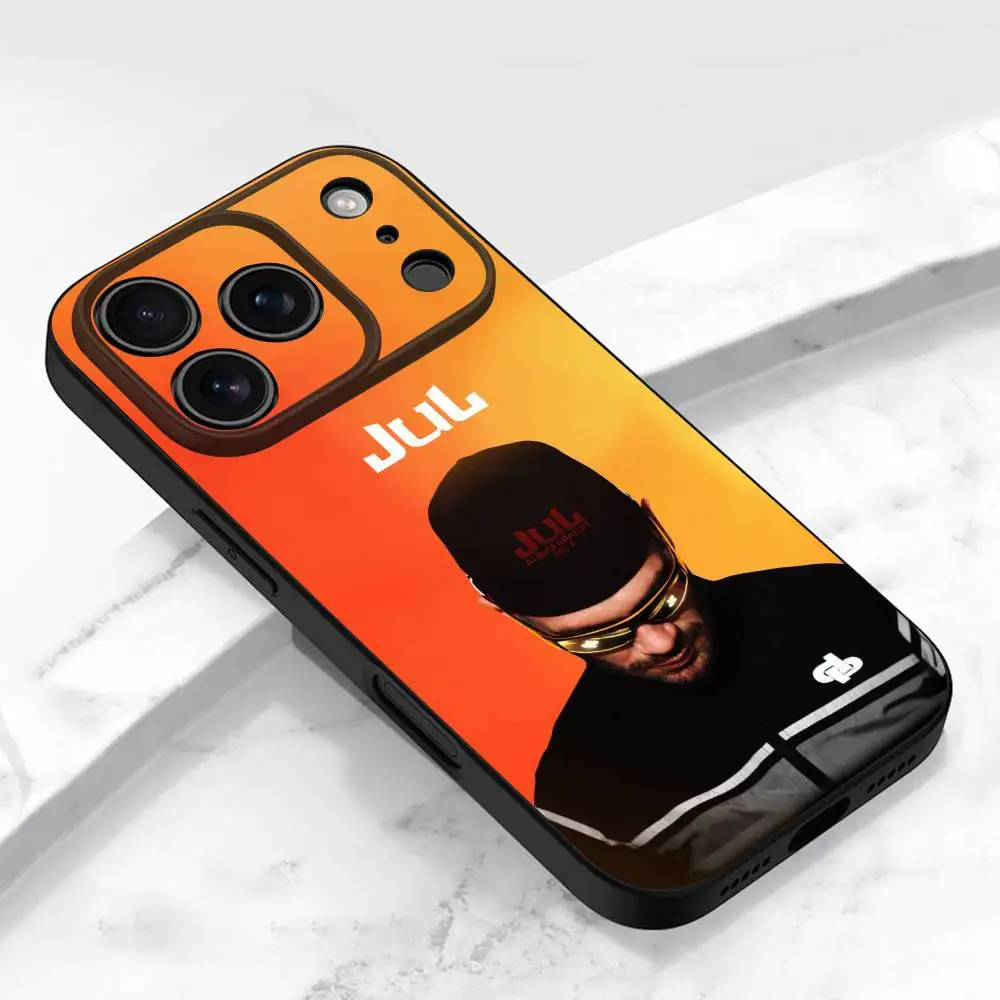 حافظة هاتف J-Jul DP a vie Albumfree vol 8 لهاتف iPhone 17,16,15,14,13,12,11,Pro,Max,Plus,E,Air,Mini غطاء أسود واقٍ