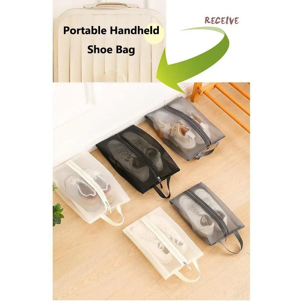 Storage Dustproof Portable Outdoor Mesh Shoe Bag Breathable Lightweight Travel Shoe Bag Shoe Pouch for Women & Men