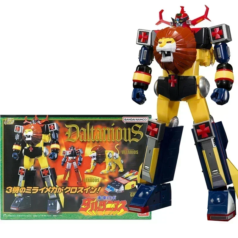 Bandai In Stock Original SHOKUGAN MODELING PROJECT SMP Future Robots Daltanious Assembly Model Anime Action Figures Toys For Kid