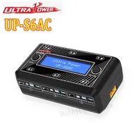 Ultra Power UP-S6AC LCD Digital Display 6x4.35W AC DC Battery Charger for 1S LiPO LiHV RC Model Accessories