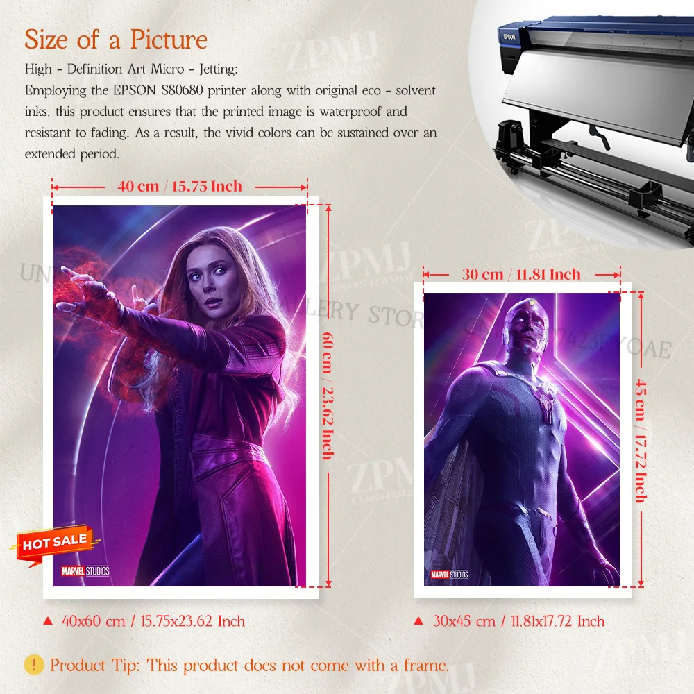 Einfache Film Wand Kunst HD Gedruckt Bild Marvel The Avengers Leinwand Wohnkultur Malerei Rahmenlose Wandbild Für Wohnzimmer Poster – Detail 3