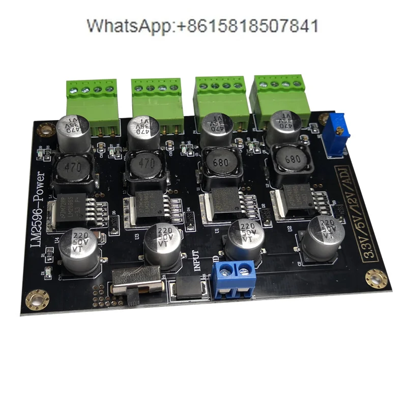 LM2596 Multiple Output Switching Power Supply 3.3V/5V/12V/ADJ DC-DC Step-Down Adjustable Power Supply Module