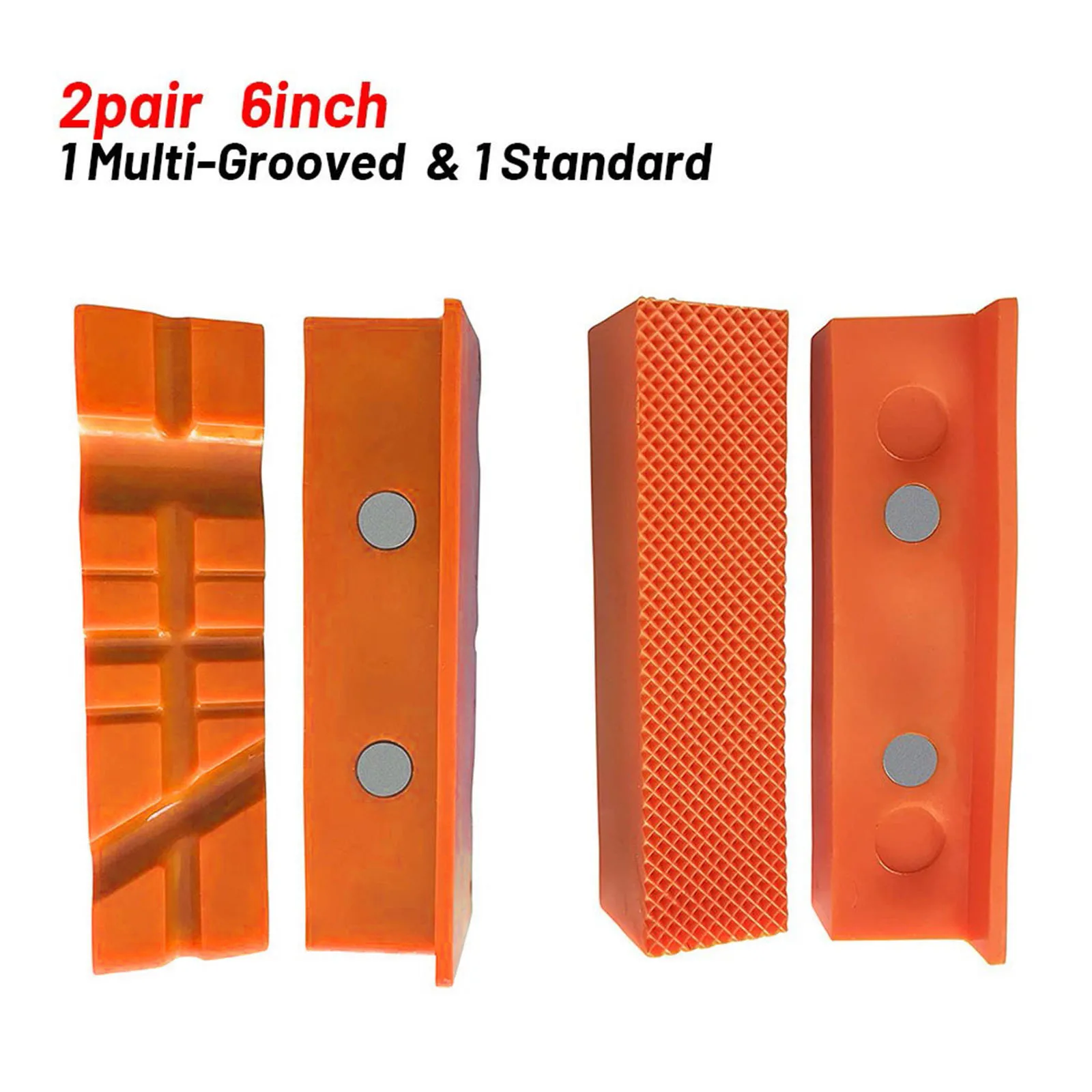 

4 шт. Тиски с встроенными магнитами для надежного удержания нежных поверхностей, совместимые с различными тисками