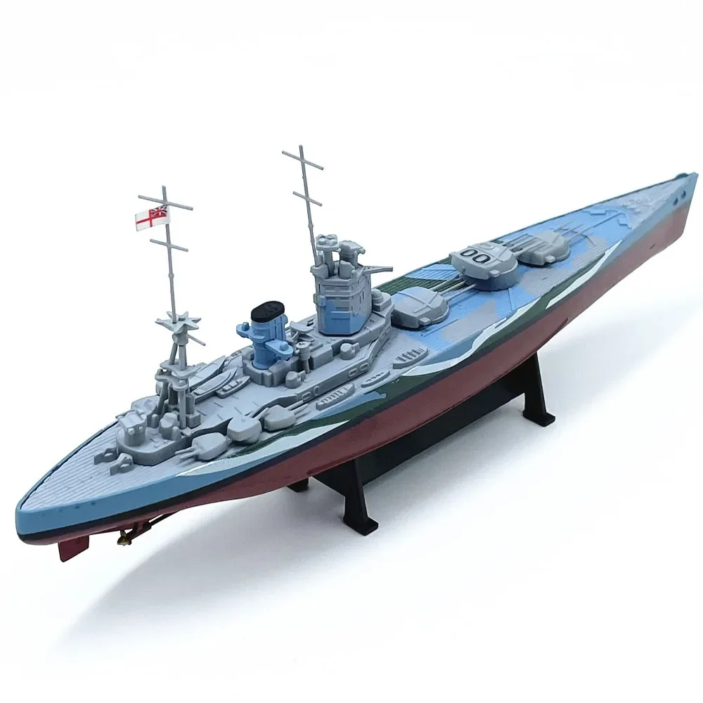 1: 1000 Scale Royal Navy battleship Alloy Warship World  Decorative Model Toys Gift Collectible Gift