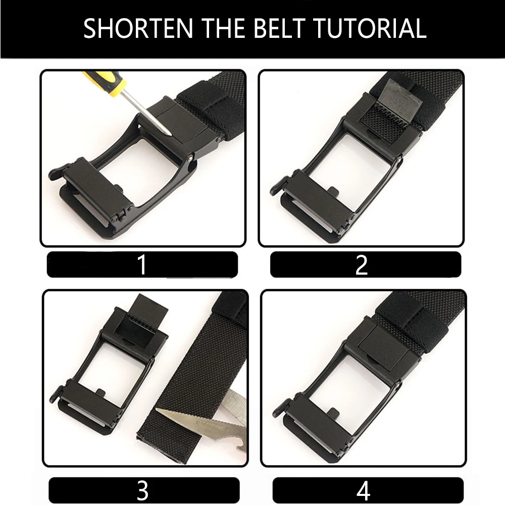 TUSHI Neue Militär Gun Gürtel für Männer Nylon Metall Automatische Schnalle Polizei Duty Gürtel Taktische Outdoor Gürtel IPSC Zubehör – Detail 13