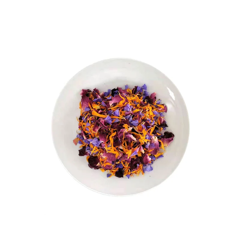 Natural Confetti Biodegradable Dried Rose Flower Petals, Mixed Use for Incense Burner, Fairy House Project, Wax Sealing