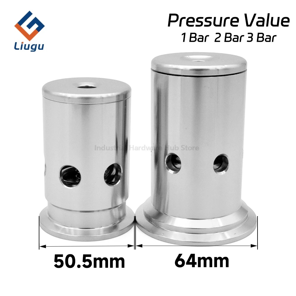 SS304 Sanitary Tri Clamp Pressure Relief Valve 1.5