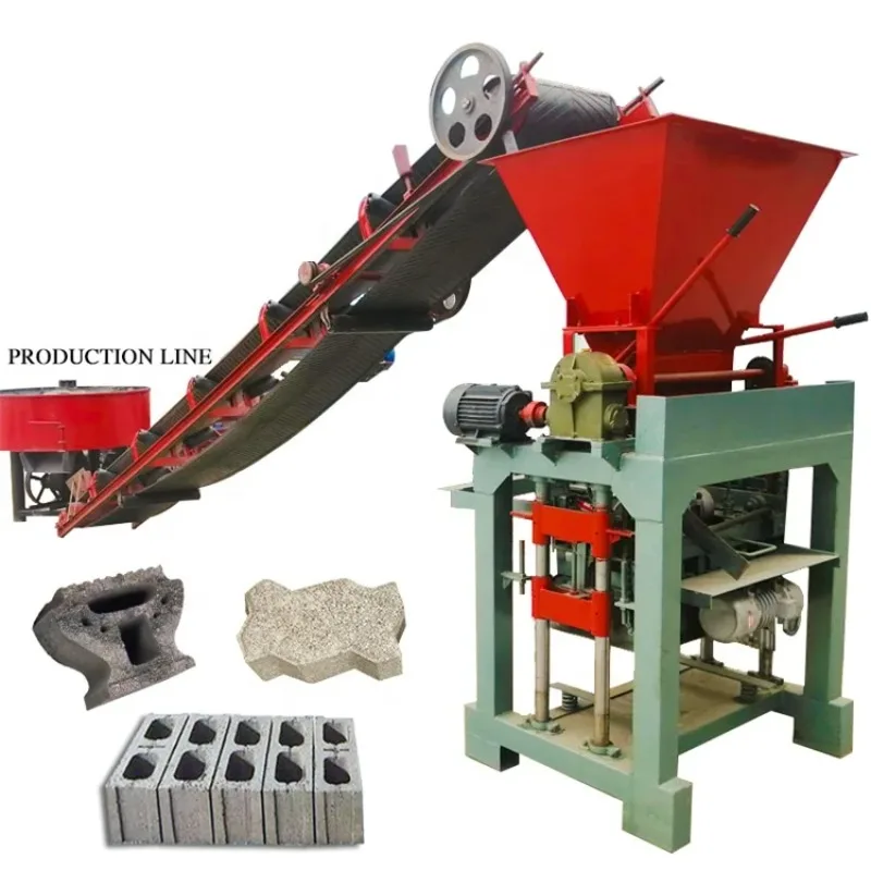 【bets】Concrete Cement Interlocking Brick Making Machine Hollow Block Making Machine With Mixer