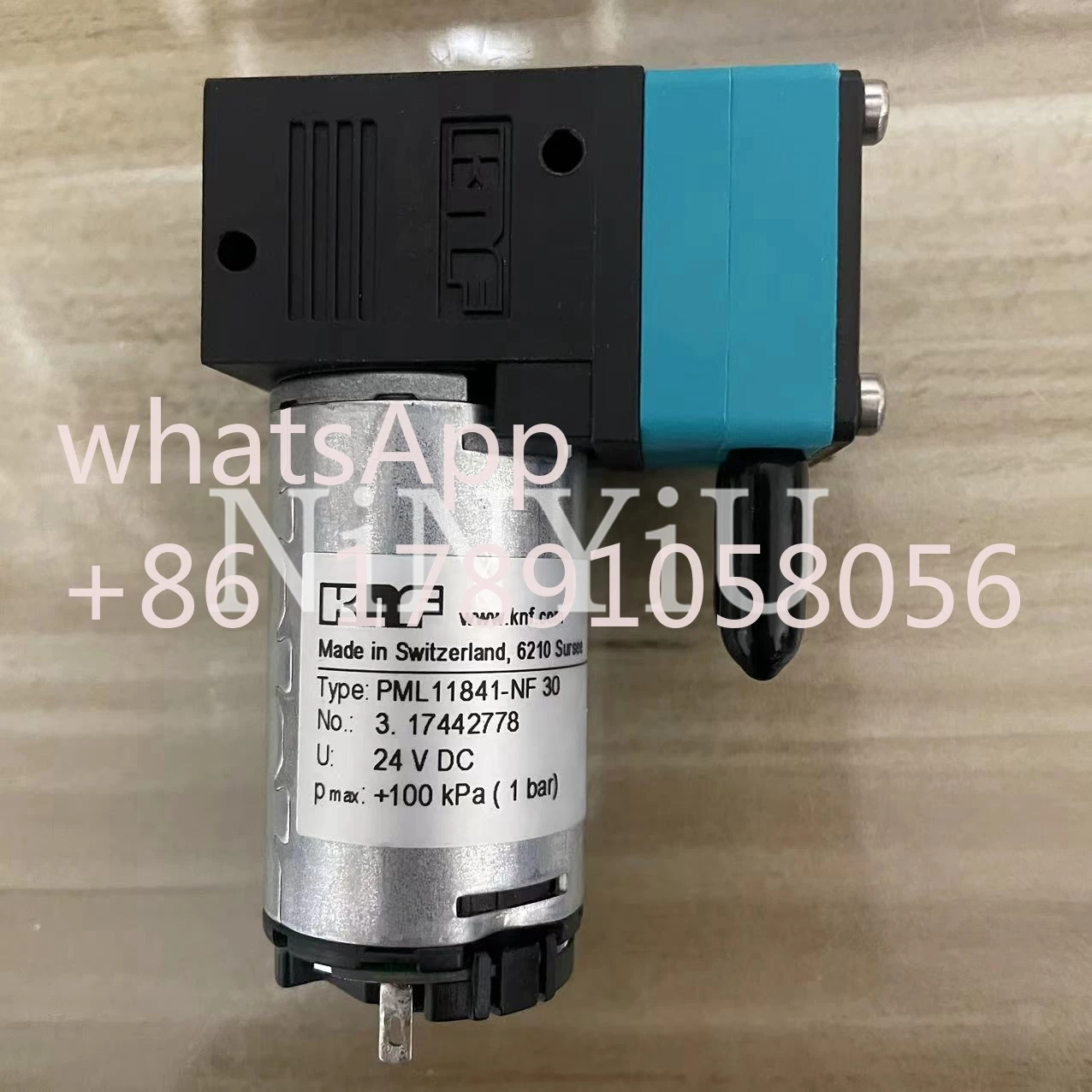 Original KNF NF30 24V 0.51A 100 kPa Pump For Urit 8021A 8030 8280 8260 8400 8300 8401 Distilled Water Pump