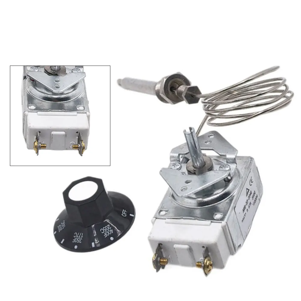 Commercial Gas Fryer High Limit Thermostat Switch 38 Inch 14 Inch NPT Compatible with For Robertshaw Equipment