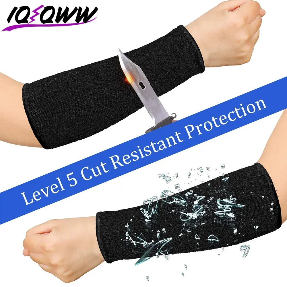 1Pair Heat Resistant Protective Forearm Arm Sleeves, Arm Protectors for Cooking Gardening, Prevent Bruises, Cuts & Burns