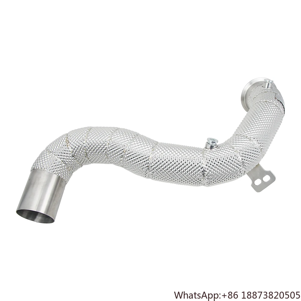 KYOSTAR Racing Downpipe Exhaust For 2015-2023 Mercedes Benz C63 C63S W205 V8 4.0TT M177 AMG Downpipes Test Pipe