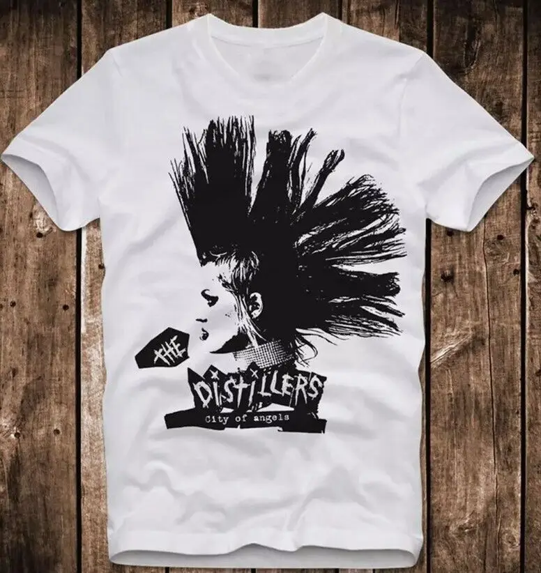 T-Shirt De Distilleerders Stad Van Engelen Punk Rock Muziek Maat S-2XL