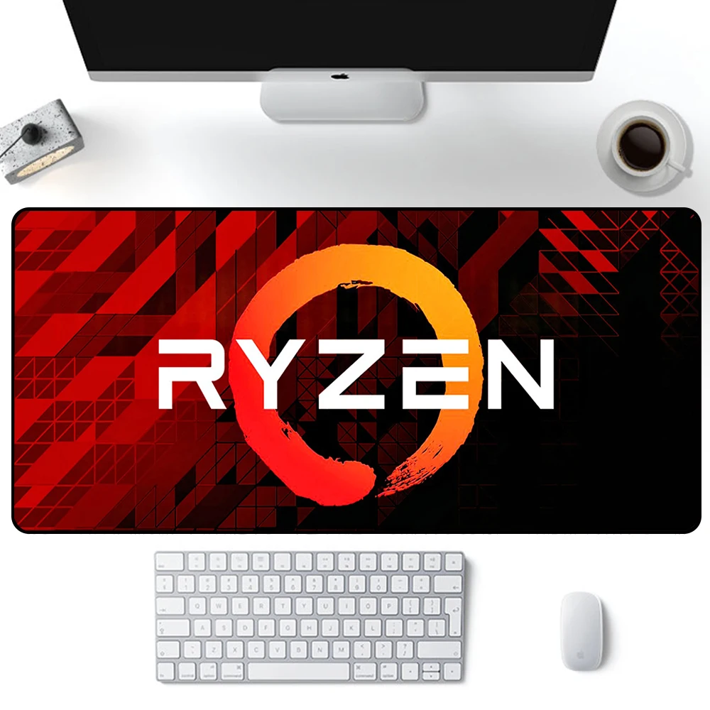 RYZEN Mouse Pad Large Gaming Mousepad Gamer Computer Office Mouse Mat XXL Carpet Silicone Keyboard Mat Desk Pad Laptop Mausepad