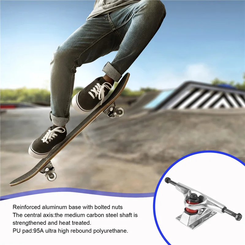 AEB0-Universal 5 بوصة لوح التزلج الشاحنات قوس Longboard شاحنة جسر لوح التزلج شاحنة قوس