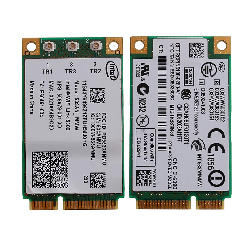 Para cartão Intel 533AN_MMW WIFI 5300 para  ThinkPad X200 X301 W500 T400