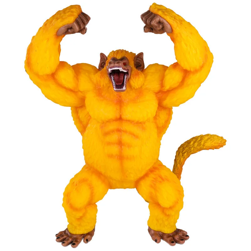 Bandai Dragon Ball Theater Edition Transformation Gold Great Ape Gorilla Statue Animation Hand-made Model Ornaments