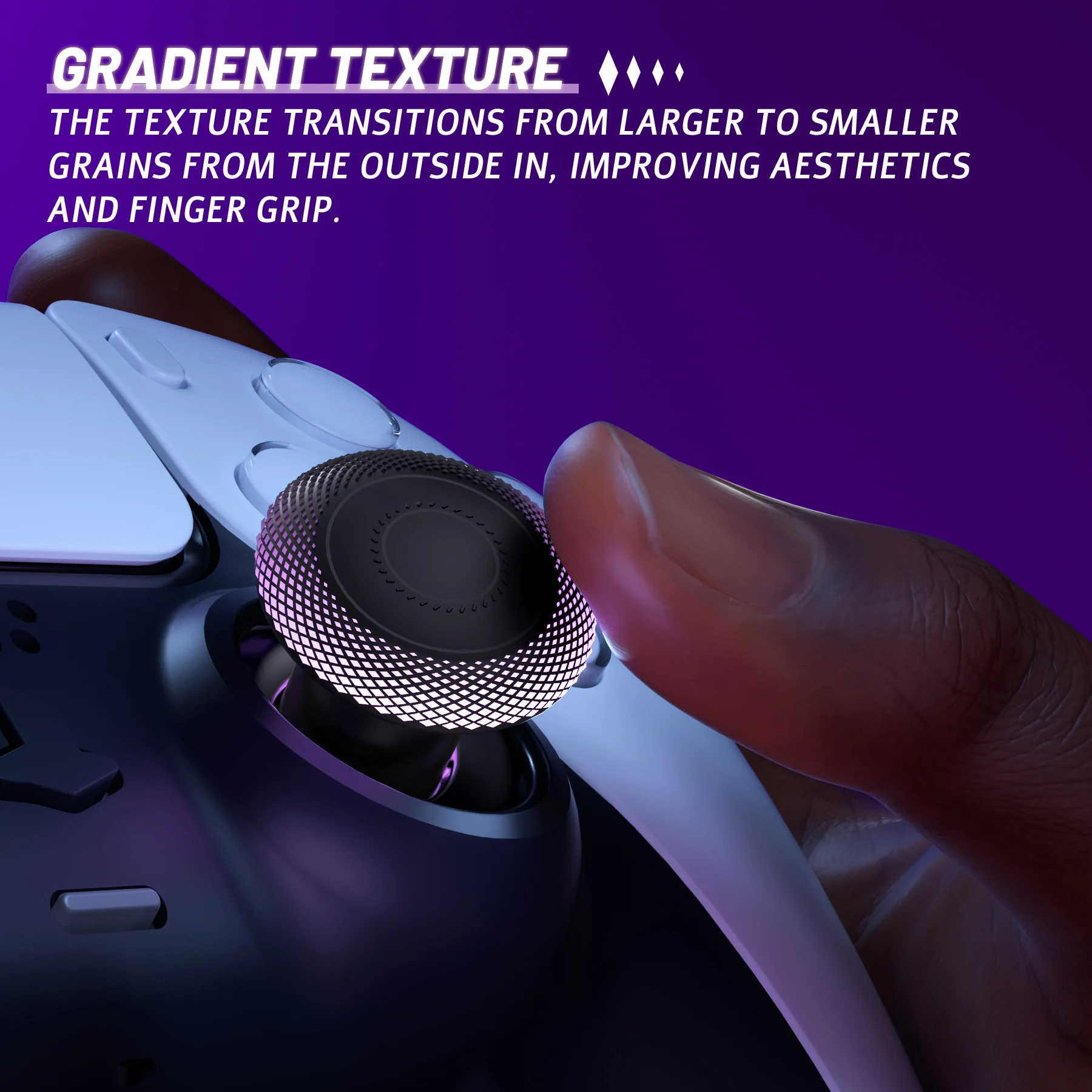 Сменные эргономичные джойстики eXtremeRate ThumbsGear V3 для контроллера PS5, сменные аналоговые джойстики для PS4