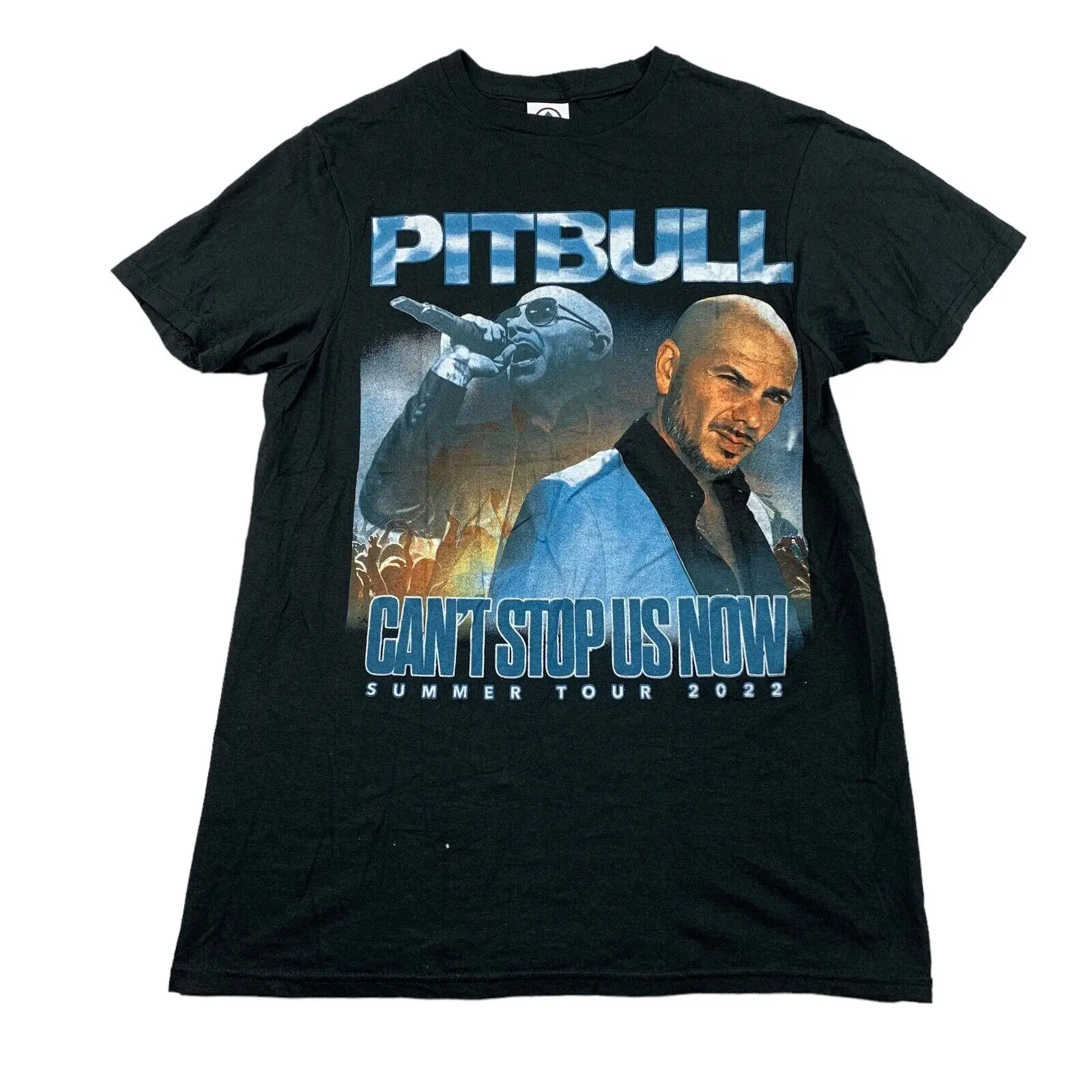 

NEW Pitbull Can't Stop Us Now Summer Now 2022 Tour T-Shirt Black • Small