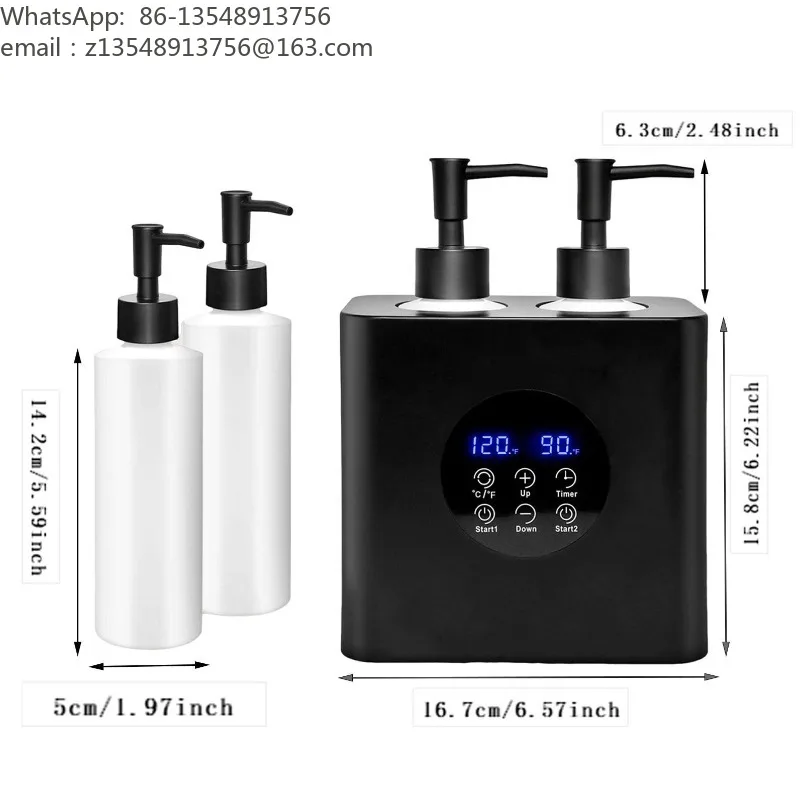 Adjustable Temperature Massage Oil Warmer Beauty Salon SPA Body Lotion Heater Skin Care Heating Equipment