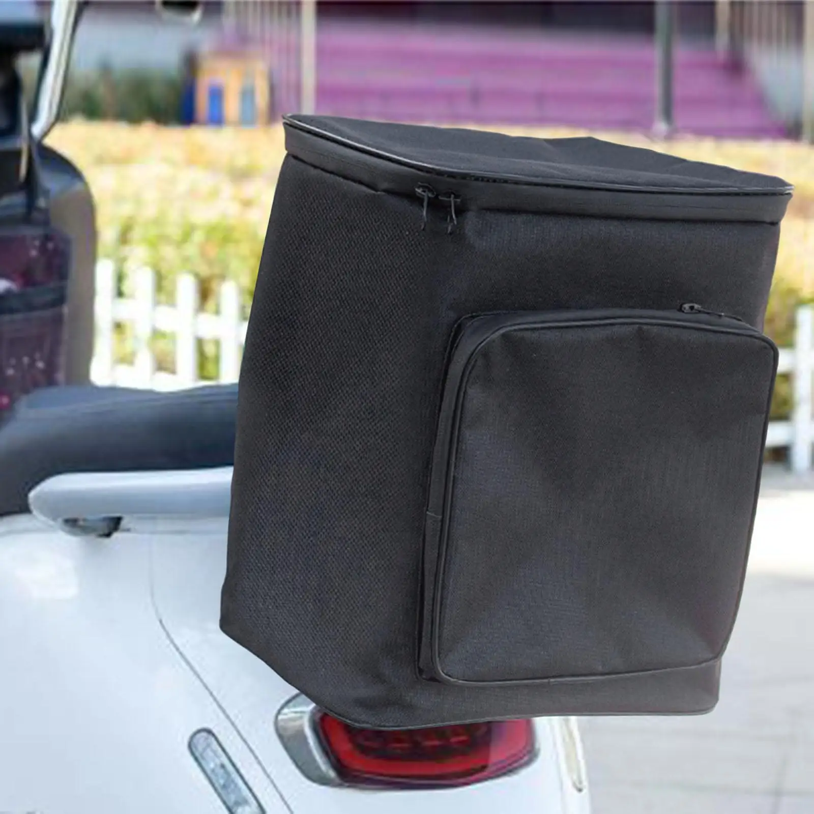 Motorcycle Backrest Bag 12L Dustproof Organizer Tail Bag for Motorbike