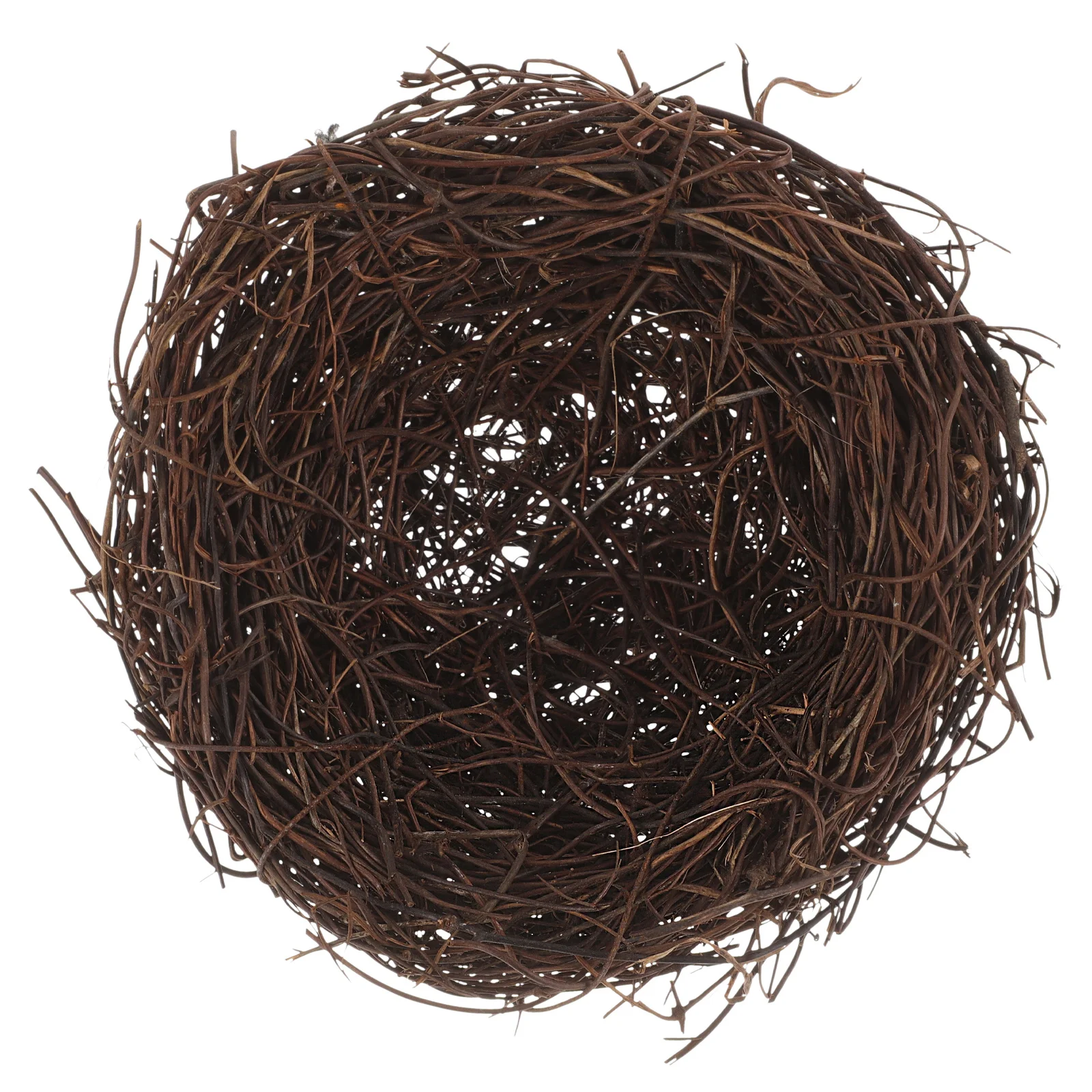 

Rattan Bird Nest Artificial Simulated Bird Nest Ornament Wedding Holiday Decoration Garden Photography Prop Garden Decor