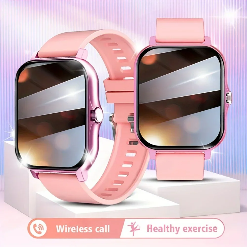 New Bluetooth Call Full Touch Fashion Women Smart Watch,Sleep Sports Smart Watch,Men and Women's Preferred Gift