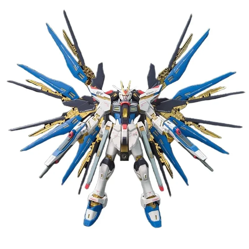 【Op voorraad】Bandai Echt RG 1/144 STRIKE FREEDOM GUNDAM Anime Action Figure Robot Collectible Assembly Model Speelgoed Gift Kinderen