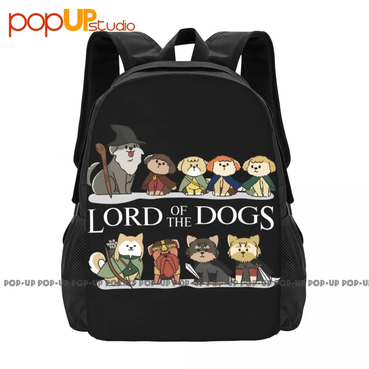 Lord Of The Dogs Funny Nerd Rings Lotr Cute Tolkein Present Backpack Large Capacity Hot New Style