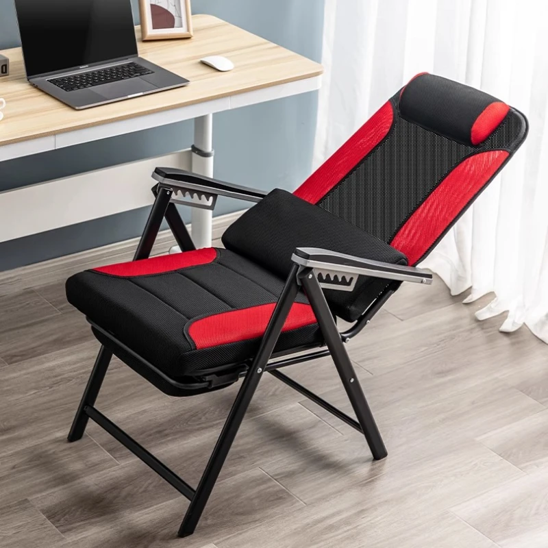 Ergonomic Office Gaming Chair Reclining Computer Desk Chair with Support Foldable Task Chair for Home Office Chaise Lounge