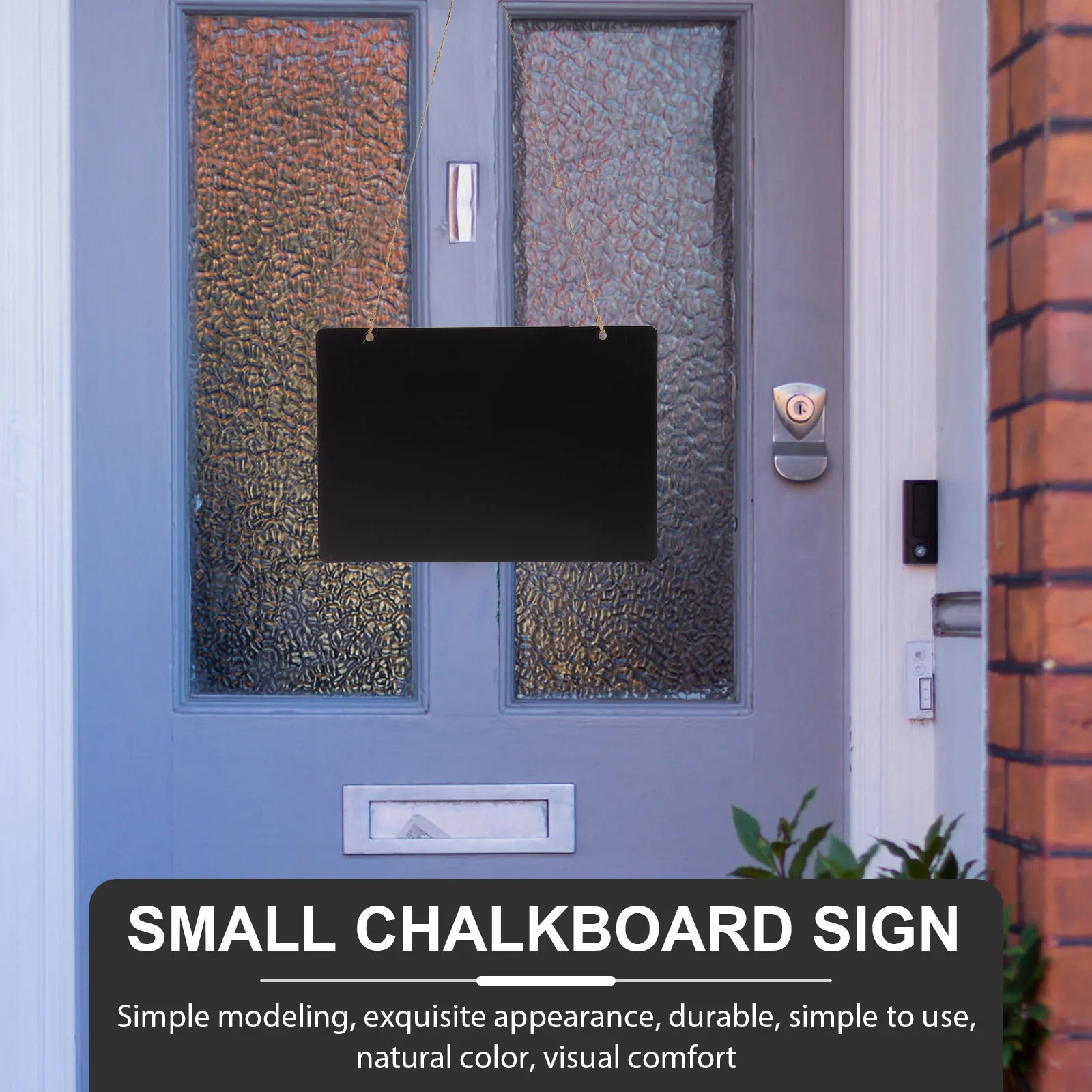 علامة سبورة مزدوجة الجوانب صديقة للبيئة بدون رائحة لوحة مذكرة معلقة على الحائط للمطبخ والمكتب والمقهى #2