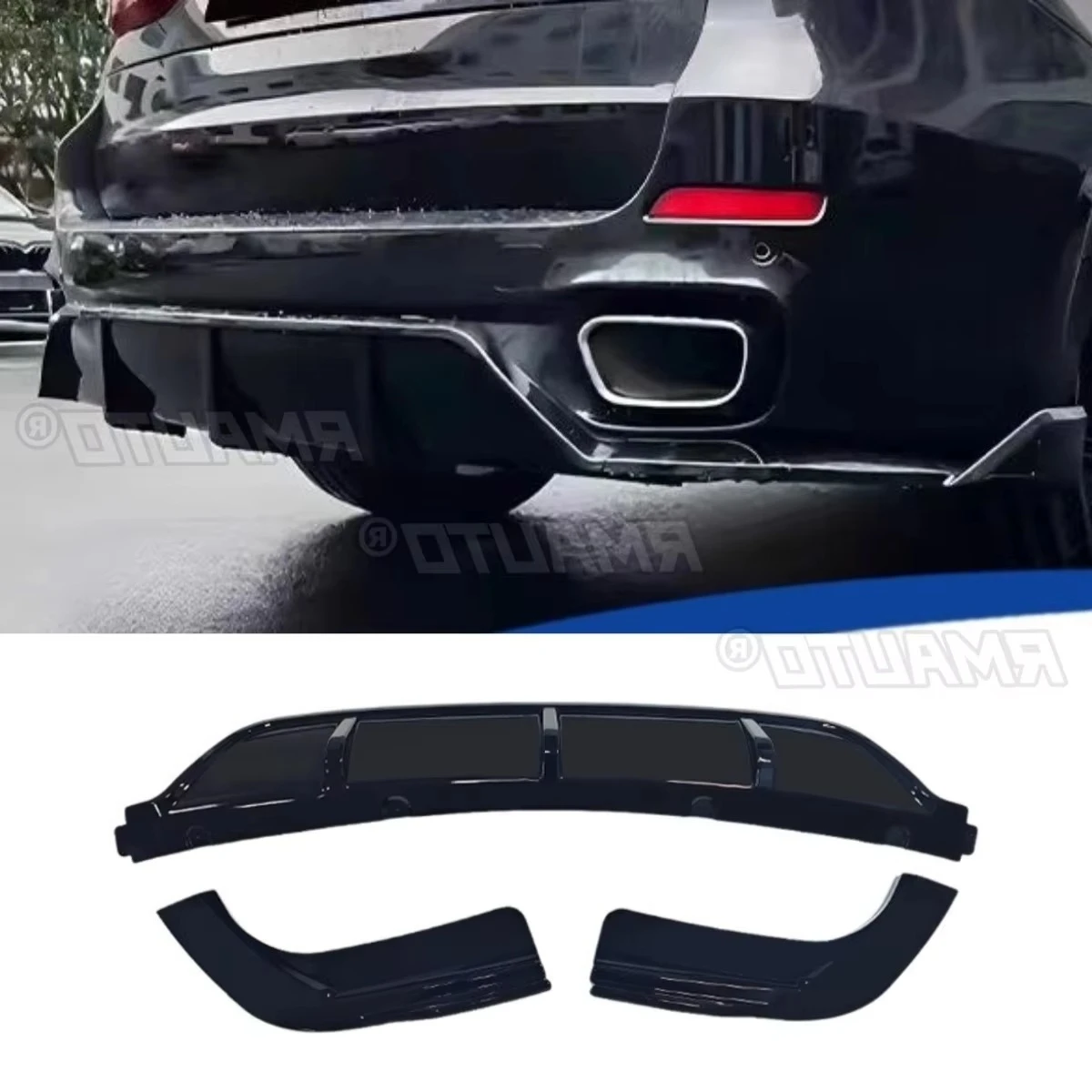 

Для BMW X5 Sport MT F15 2014-2019 автомобильный задний бампер, спойлер, диффузор, модификация, защита бампера, защитная крышка, аксессуары