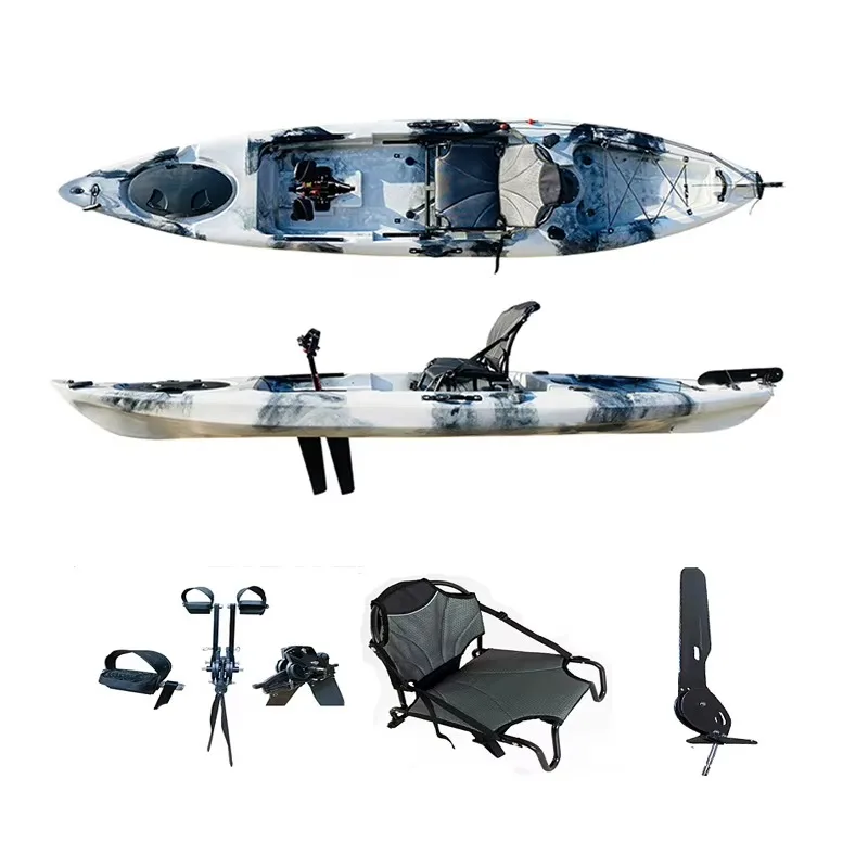 Rotomolded Plastic Tandem Fishing Kayak Cheap Kayaks for Sale