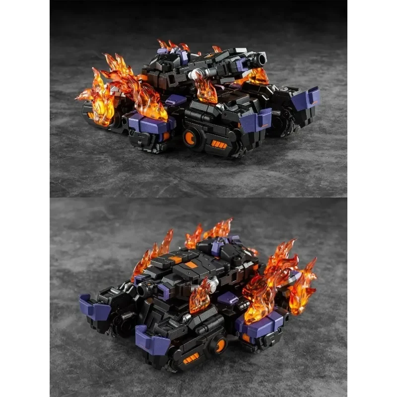 IN VOORRAAD Transformatie Iron Factory ALS EX-72 EX72 De Fallen Chaos Blaze Mini Action Figure Speelgoed Geschenken met Doos