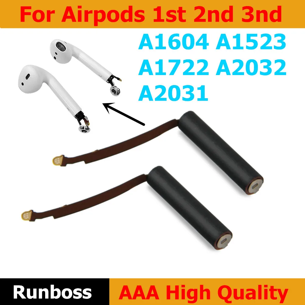 Battery For airpods 1st 2nd 3nd A1604 A1602 A1938 A1523 A1596 A1722 A2032 A2031 air pods Pro 1 2 3 Wireless Headset Charging Box