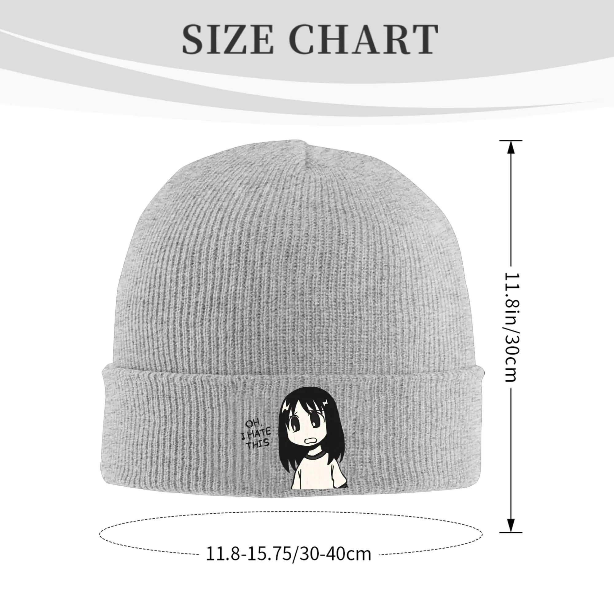 Osaka Autistic Azumanga Daioh Knit Hat Beanie Autumn Winter Hat Warm Acrylic  Color  Caps for Men Women Gifts,
