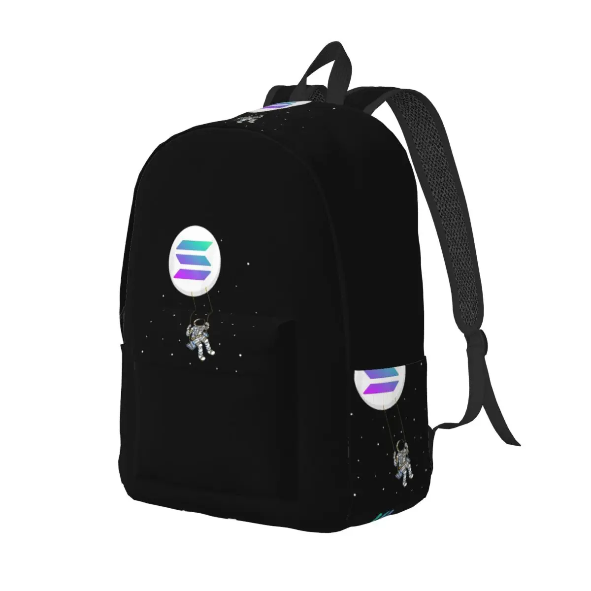 

Solana Cryptocurrency - Solana SOL Backpack Daypack Large Capacity Children BookBag School Bag Shoulder Bags for Boys Girls