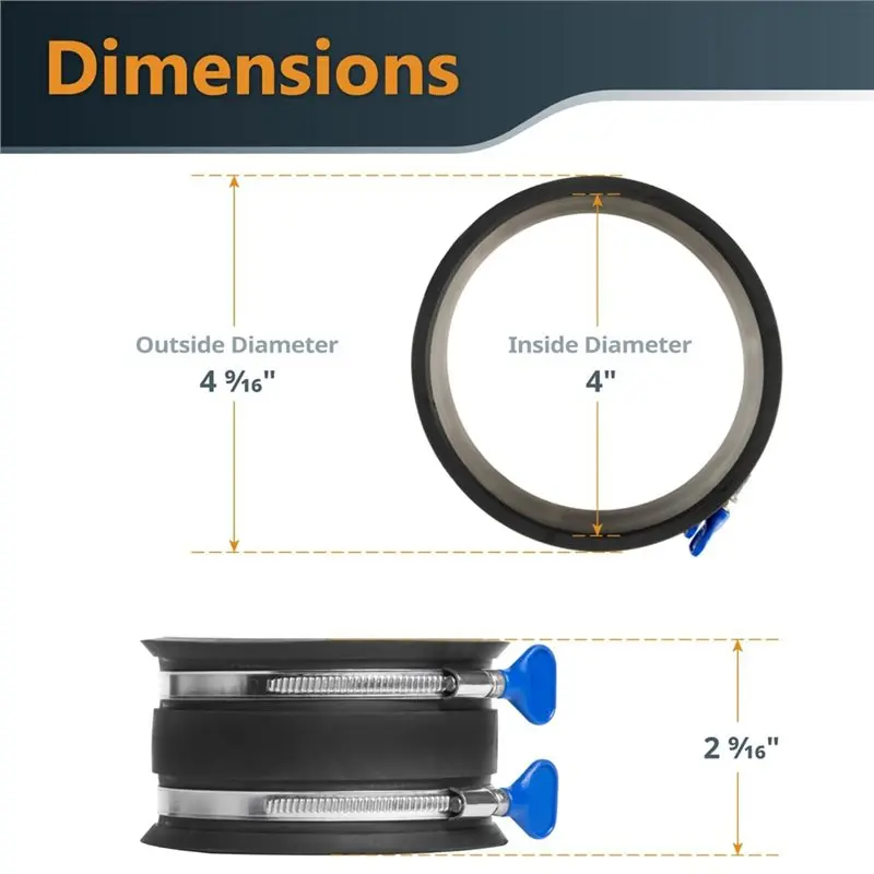 ABKO-For Dust Collection Fitting For Dust Collection Hose And Ports- 4