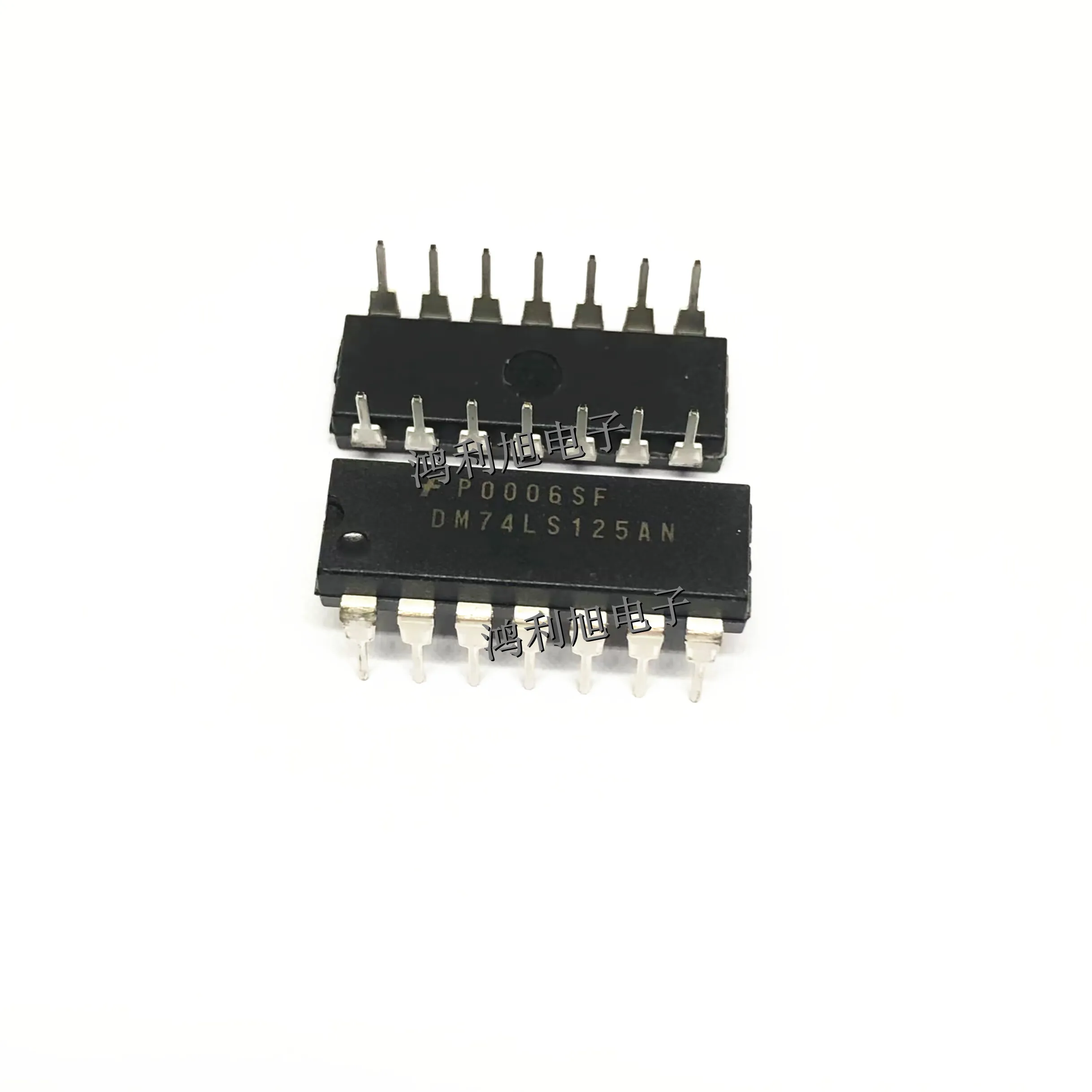 10PCS/Lot DM74LS125AN 74LS125AN IC BUF NON-INVERT 5.25V 14DIP