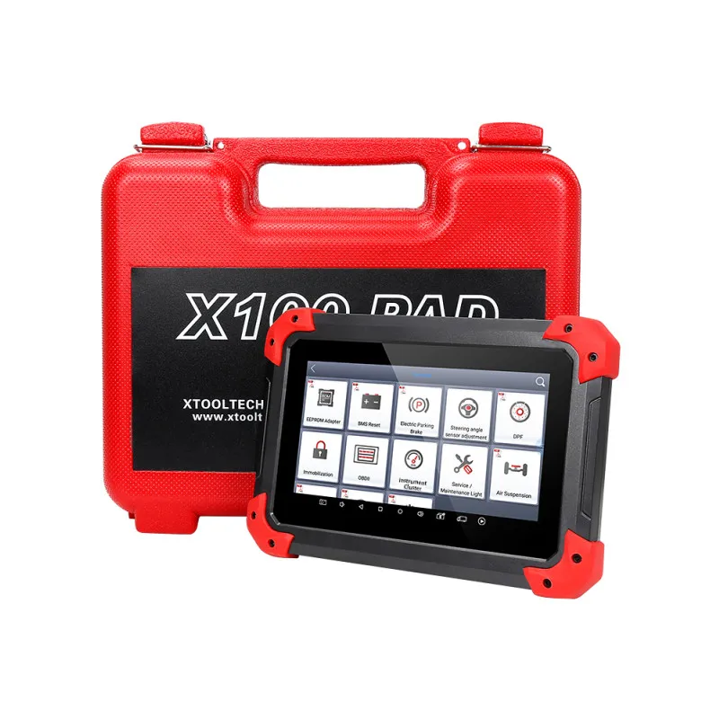 

XTOOL Newest X100 PAD PLUS OBDII Car Diagnostic Tool X100 Key Programmer With 12 Kinds Special Functions Update Online