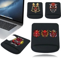 Ergonomic Wrist Rest Mouse Pad Comfortable Square Thickened Wrist Support Mice Mat Soft Mousepad for Monster Pattern Series