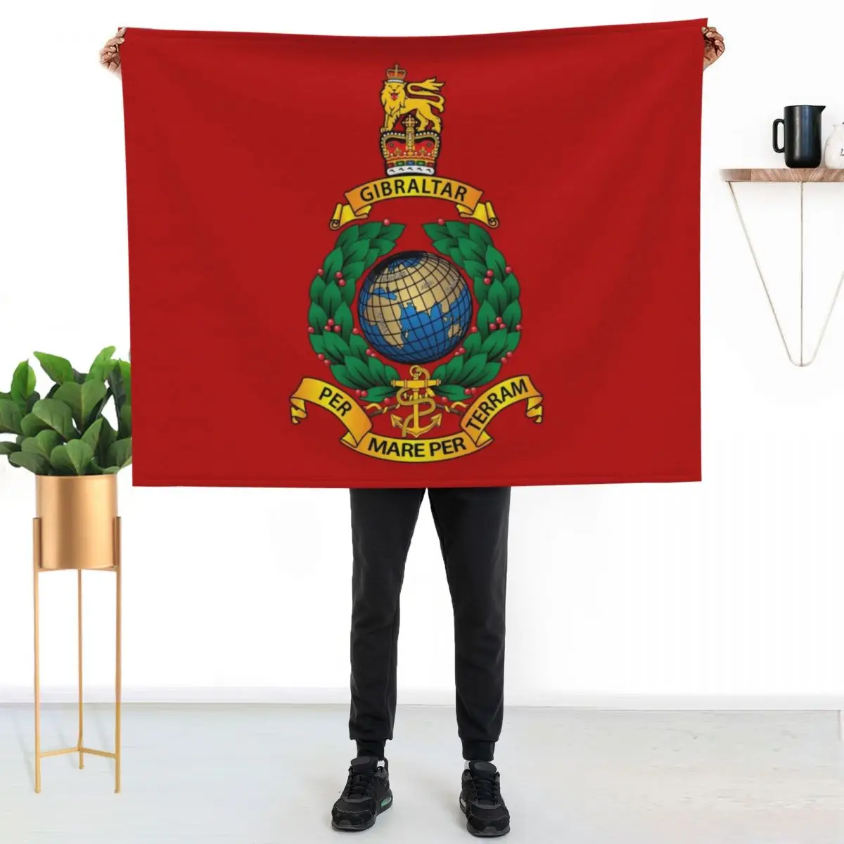 ROYAL MARINES Throw Blanket Cozy Warm Blanket for Bed Room Decor