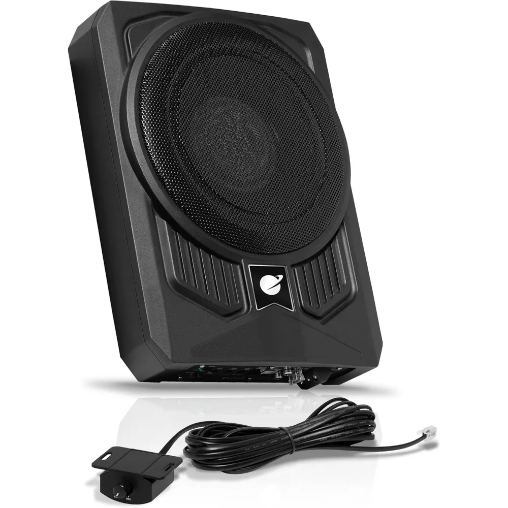 

P10AW Amplified Car Subwoofer - 1000 Watts, Low Profile, 10 Inch Subwoofer, Remote Subwoofer Control, Great for Vehicles That N