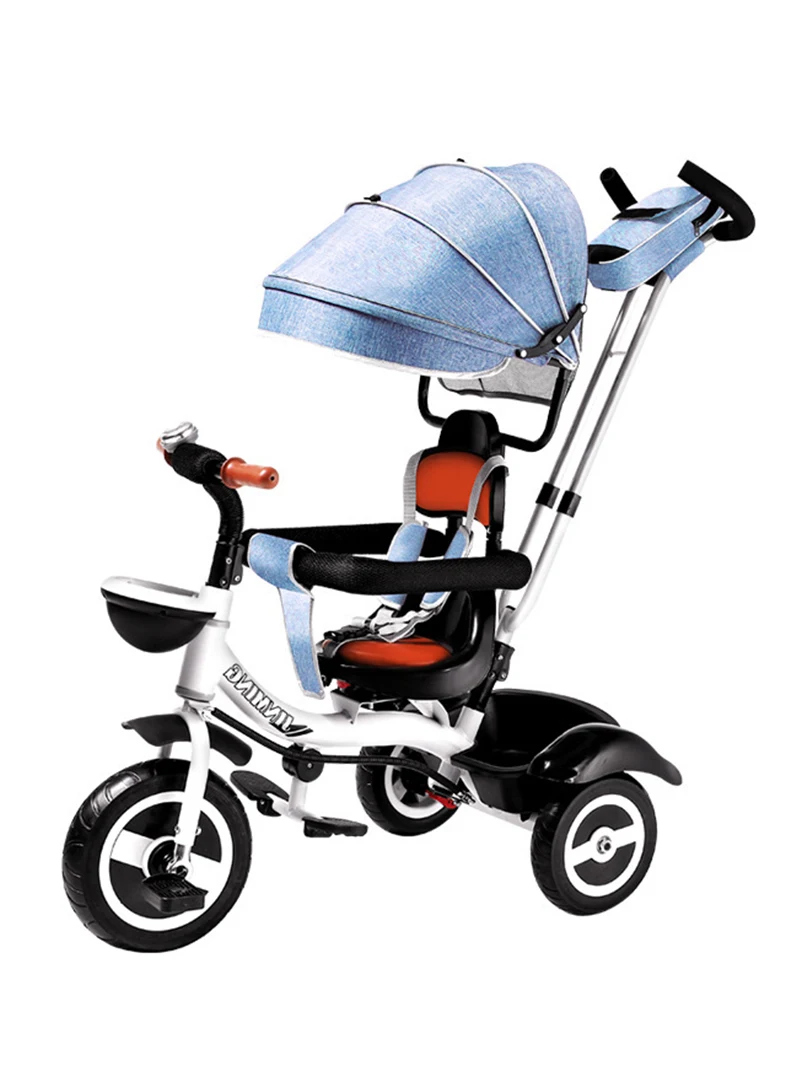 Baby bike Baby StrollerConvertible Baby Tricycle Stroller with Two Modes - Parent-Facing and World-Facing, Adjustable