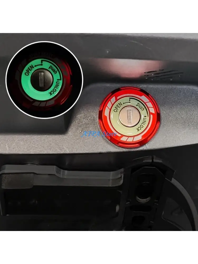 U13C Motorcycle Lock Glowing In Dark Feature Aluminum Alloy Tool Setups