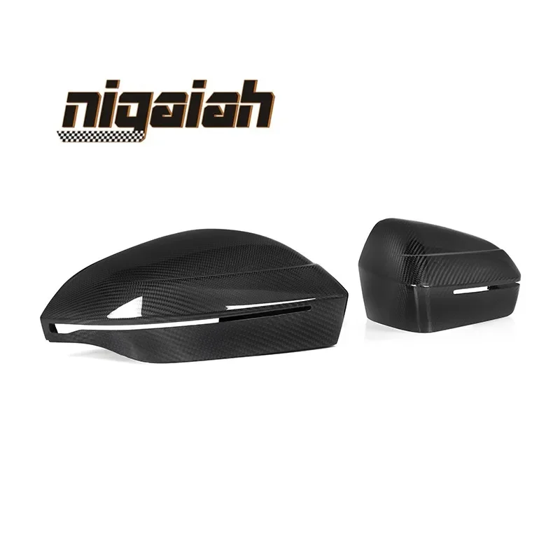 OEM style LHD Dry carbon fiber mirror caps For BMW 5 Serise M5 G60 2024+ Car modification accessories