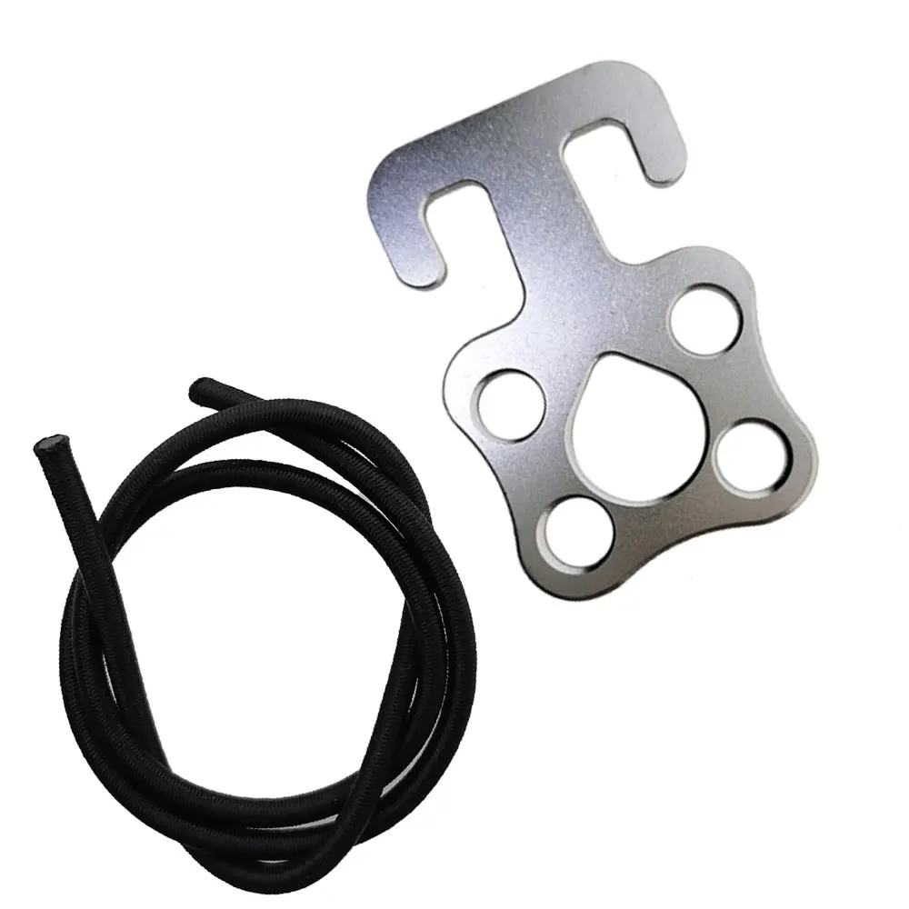 Scuba Diving Sidemount Bungee Tie Bungee Loops Sidemount Diving Plate Hook Hardware Backmount BCD Dry Suit