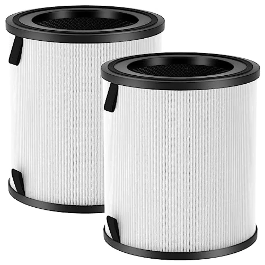 

2 Pack LV-H133 Replacement Filter Compatible with LEVOIT LV-H133 Air Purifier 3-in-1 HEPA Filter Part No. LV-H133-RF